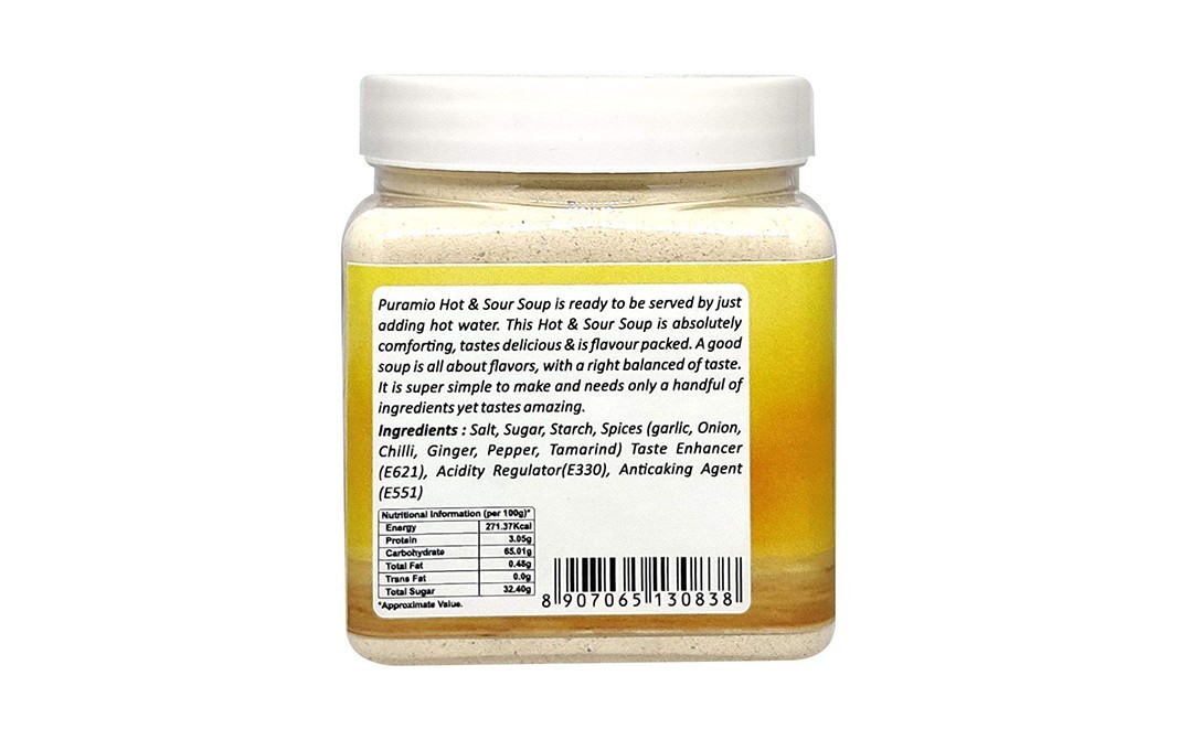 Puramio Hot & Sour Soup    Plastic Jar  400 grams